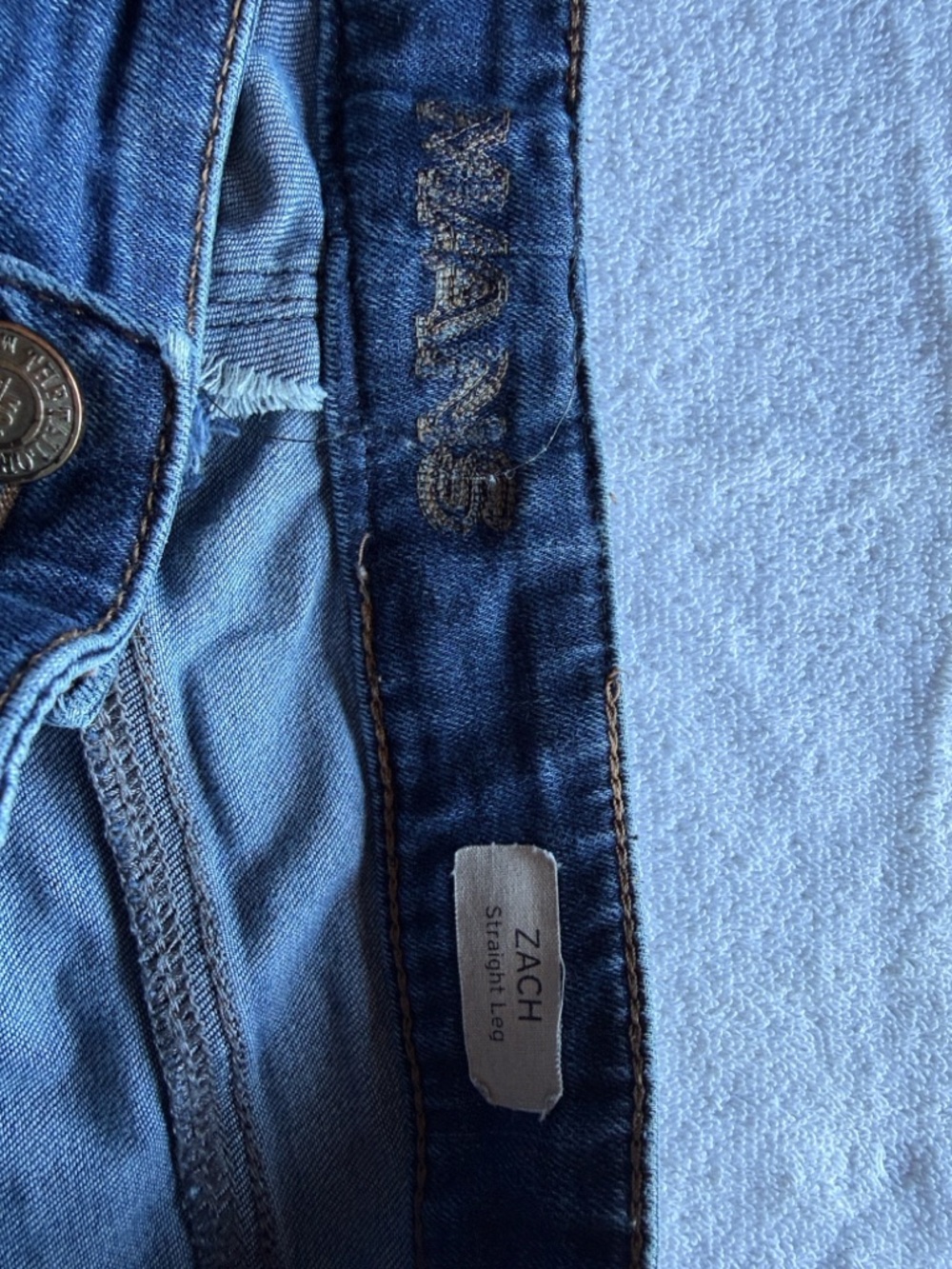 Mavi Slim Straight Blue Jeans - Picture 5 of 11